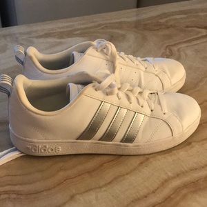 Addidas - White with Silver trim